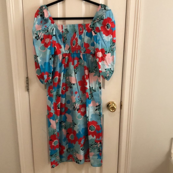 NWT Tuckernuck Floral Amaryllis Dress size small - Picture 3 of 10